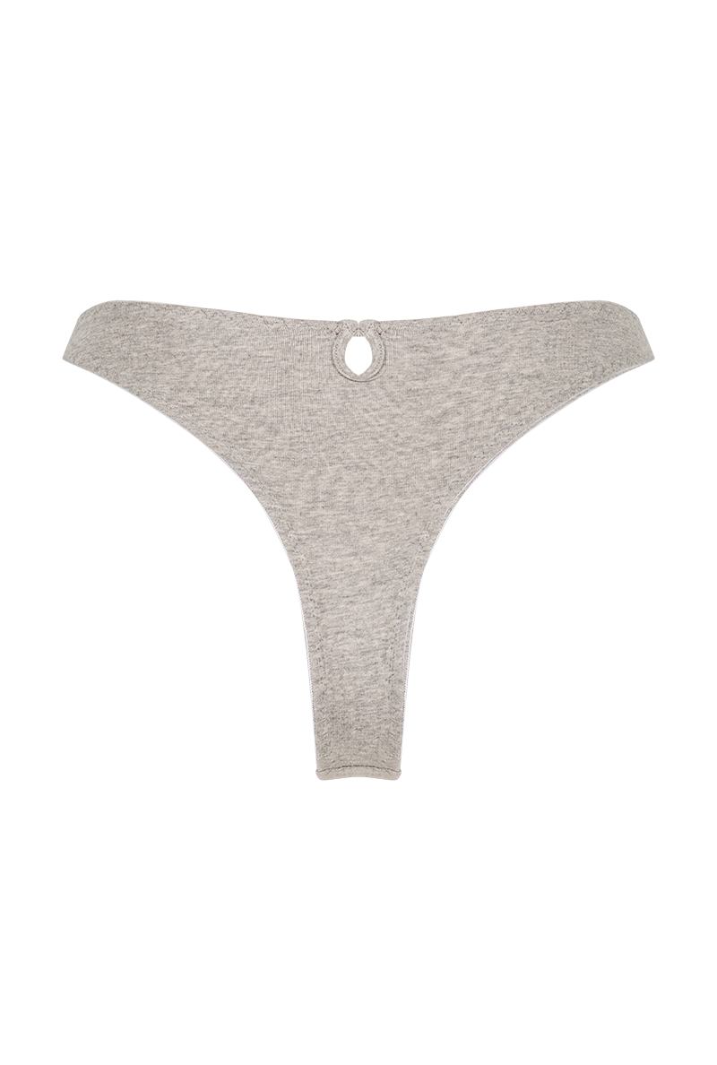 Timeless grey melange tanga