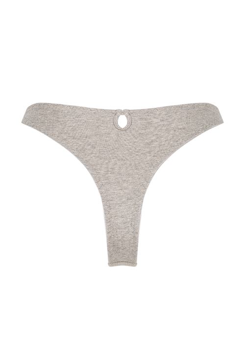 Timeless grey melange tanga