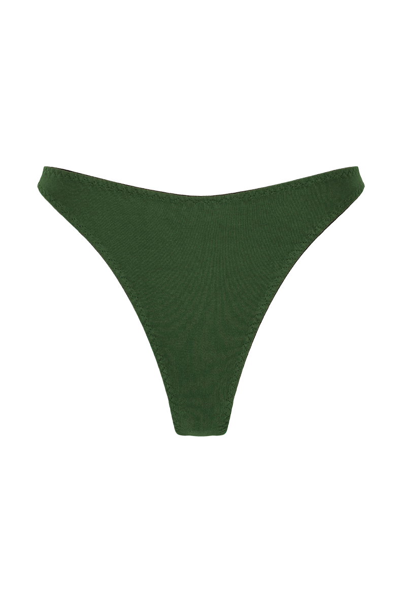 Timeless green tanga