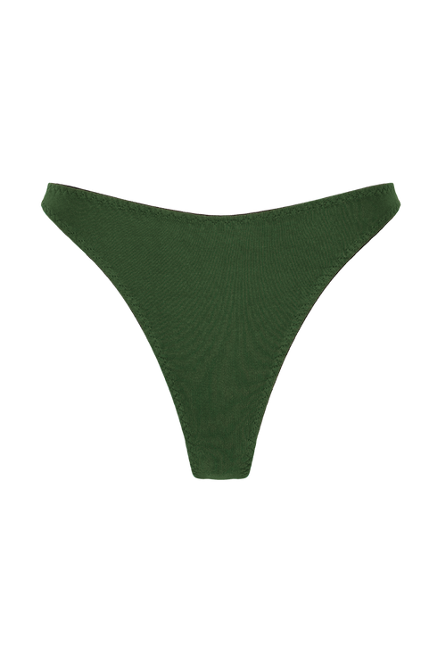 Timeless green tanga