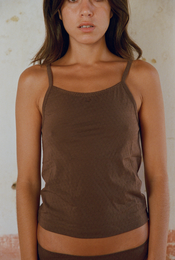 Timeless Top Tank - Brown