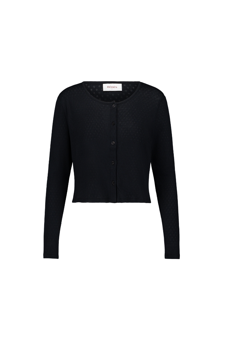 Cardigan Intemporel - Noir