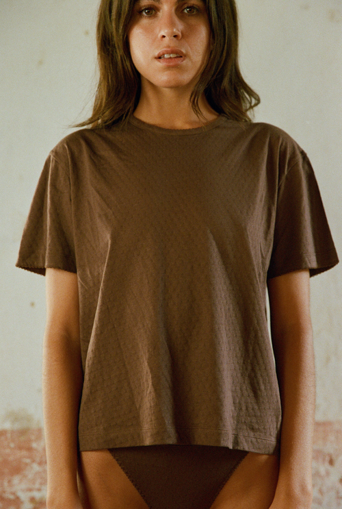 Tshirt Intemporel - Marron