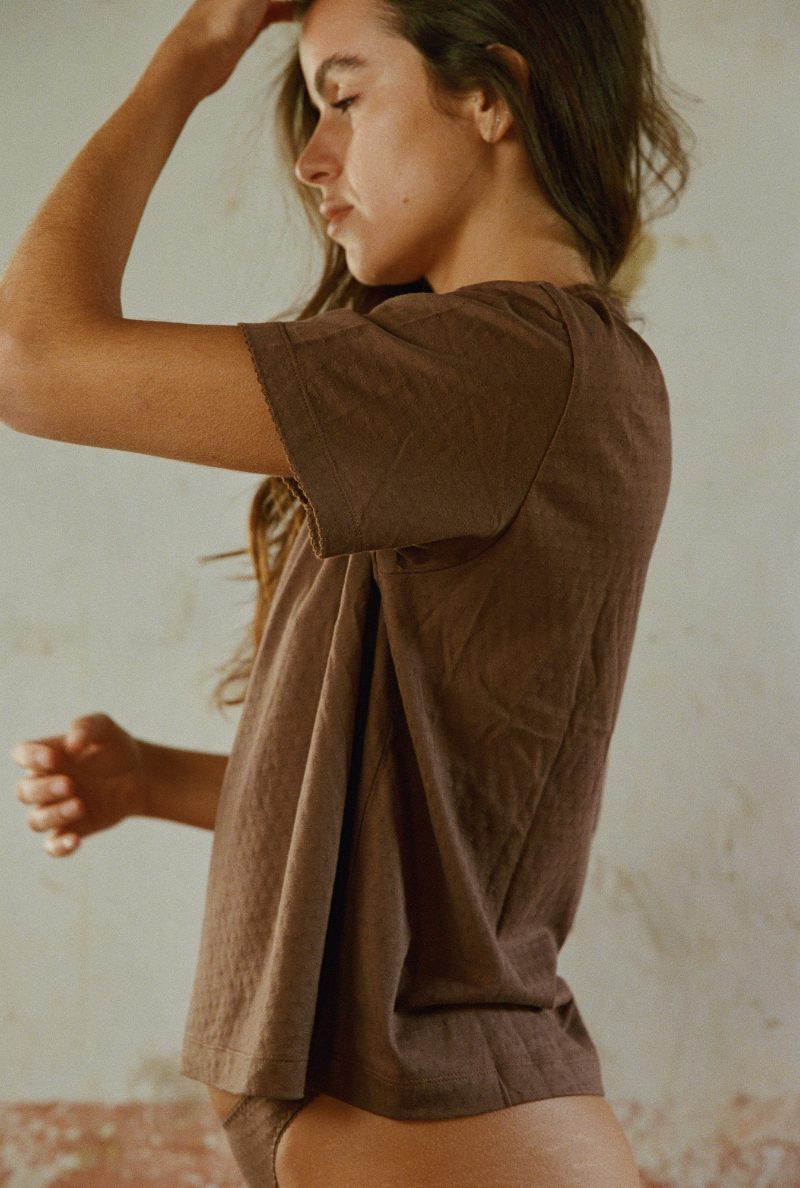Tshirt Intemporel - Marron