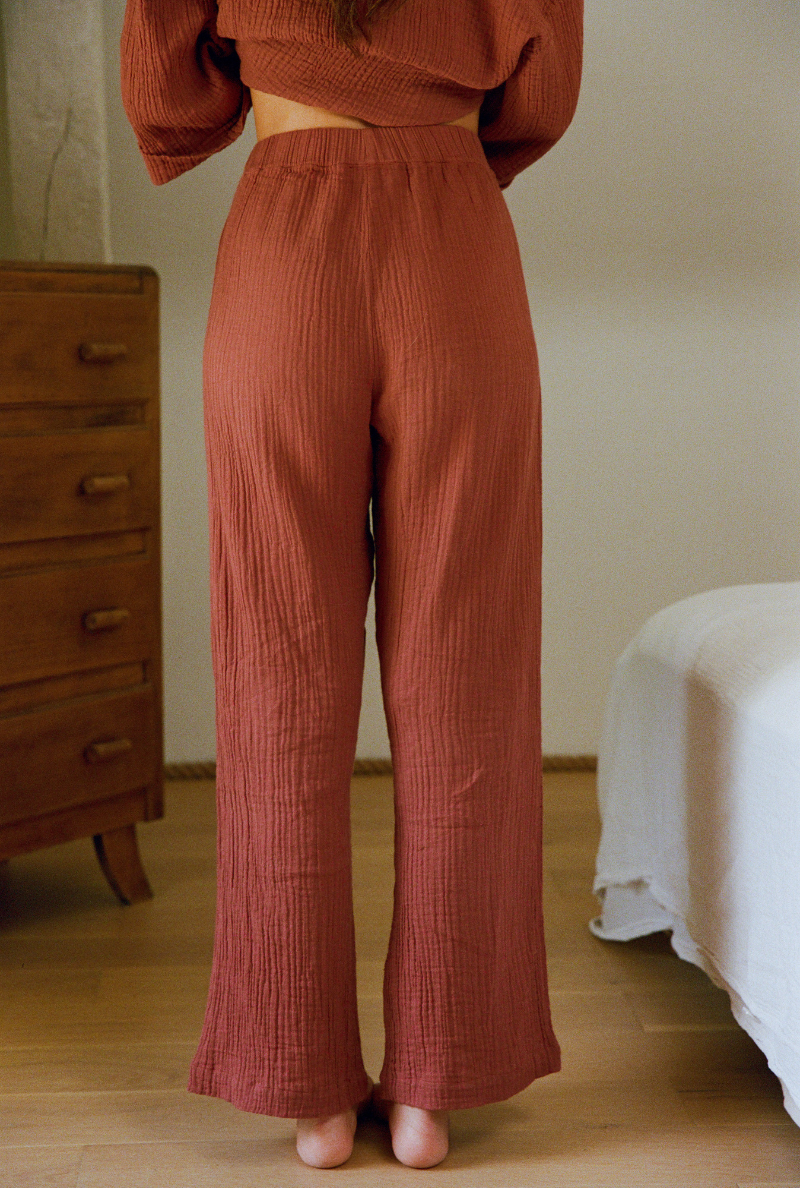 Pantalon Haydée - Terracotta