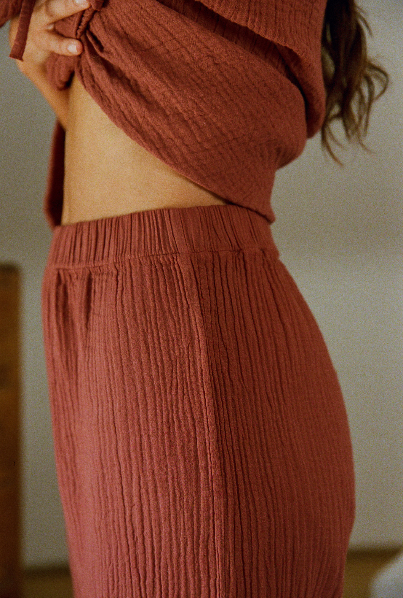 Pantalon Haydée - Terracotta