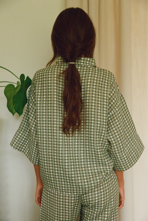Chemise Mimosa - Vichy vert