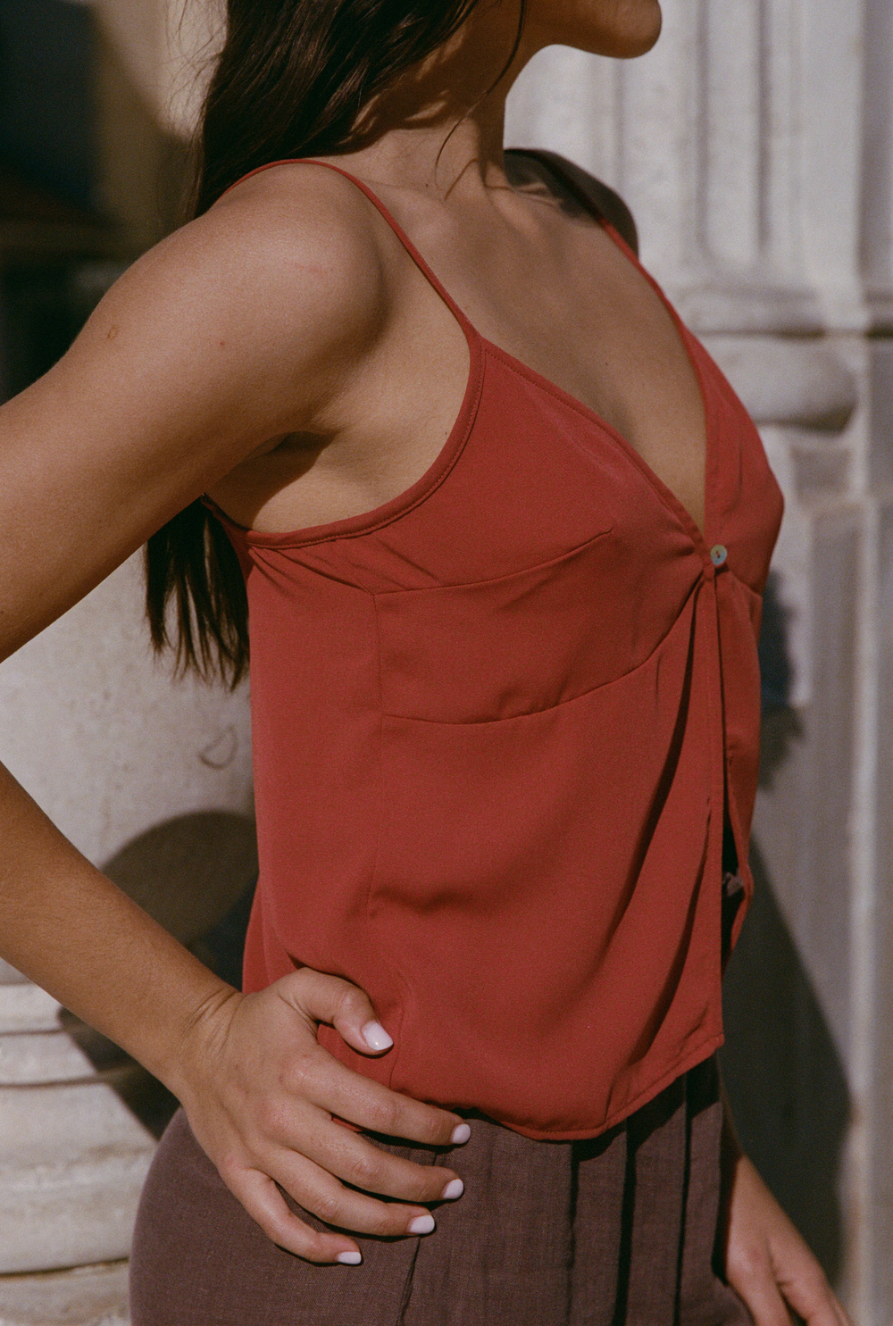 Charlotte Top - Terracotta