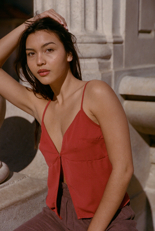 Charlotte Top - Terracotta