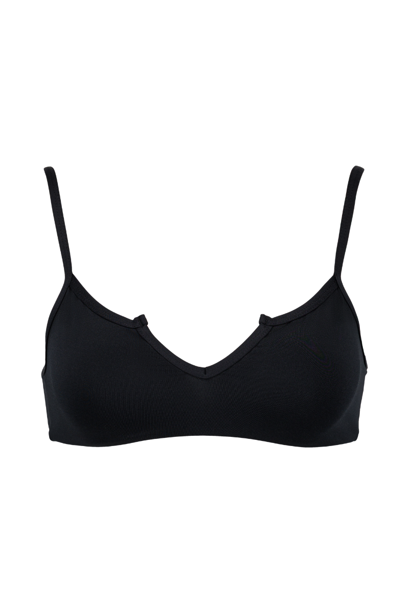 Haut de maillot brassière Manon - Noir