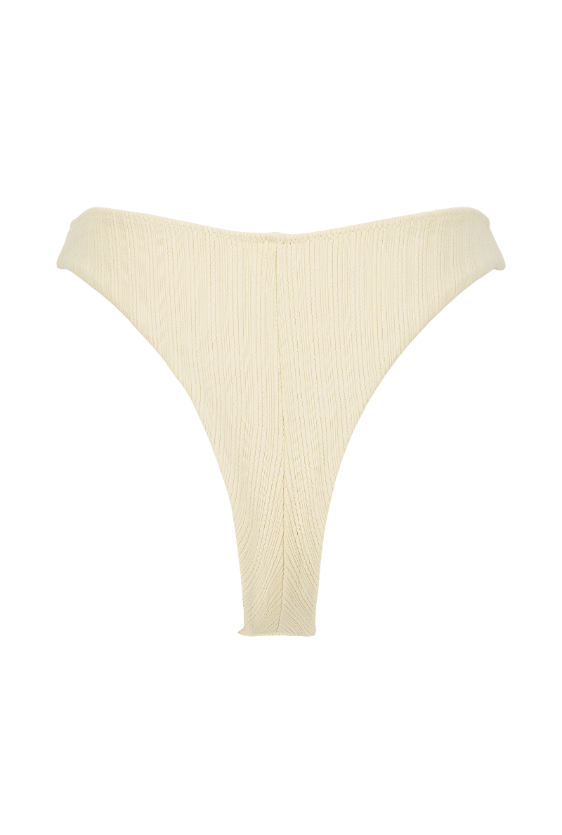 Bas de maillot tanga Agathe - Jaune