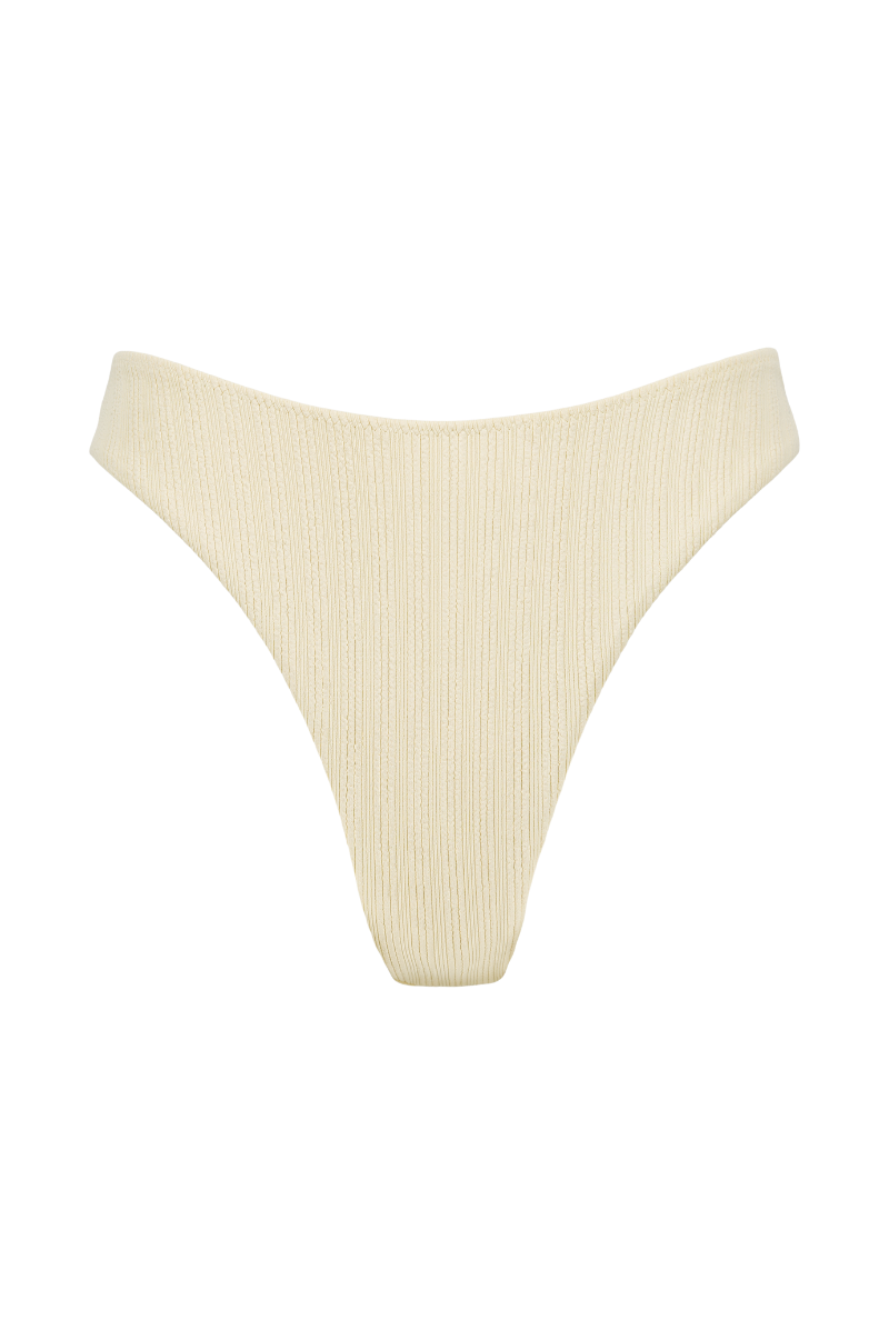 Bas de maillot tanga Agathe - Jaune