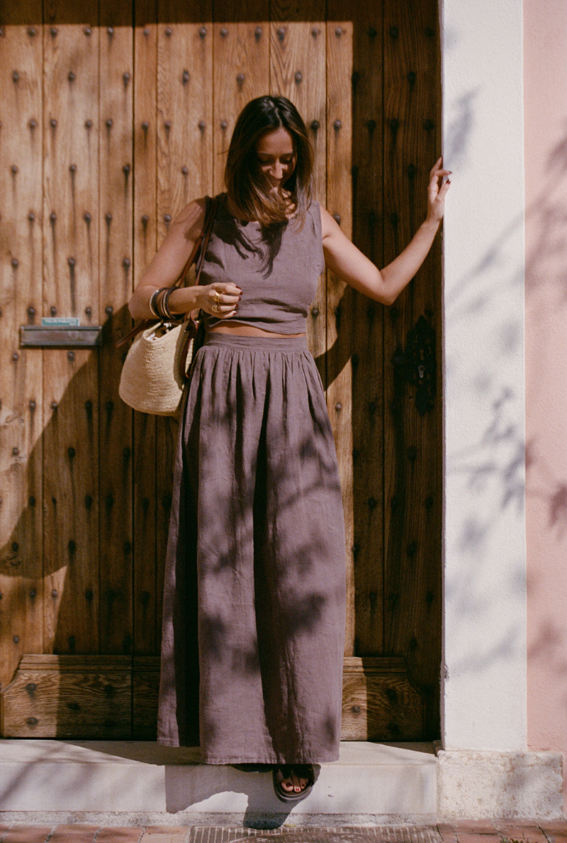 Margauxbtn x Nénés Skirt - Brown