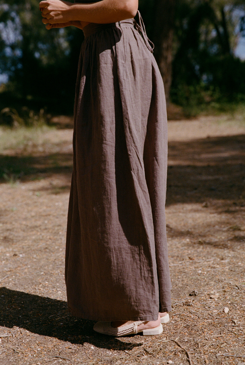 Margauxbtn x Nénés Skirt - Brown
