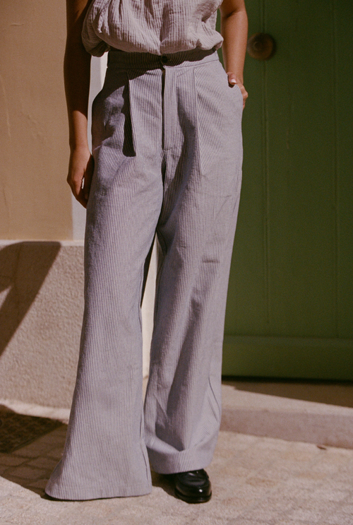 Justine pants - Blue stripes
