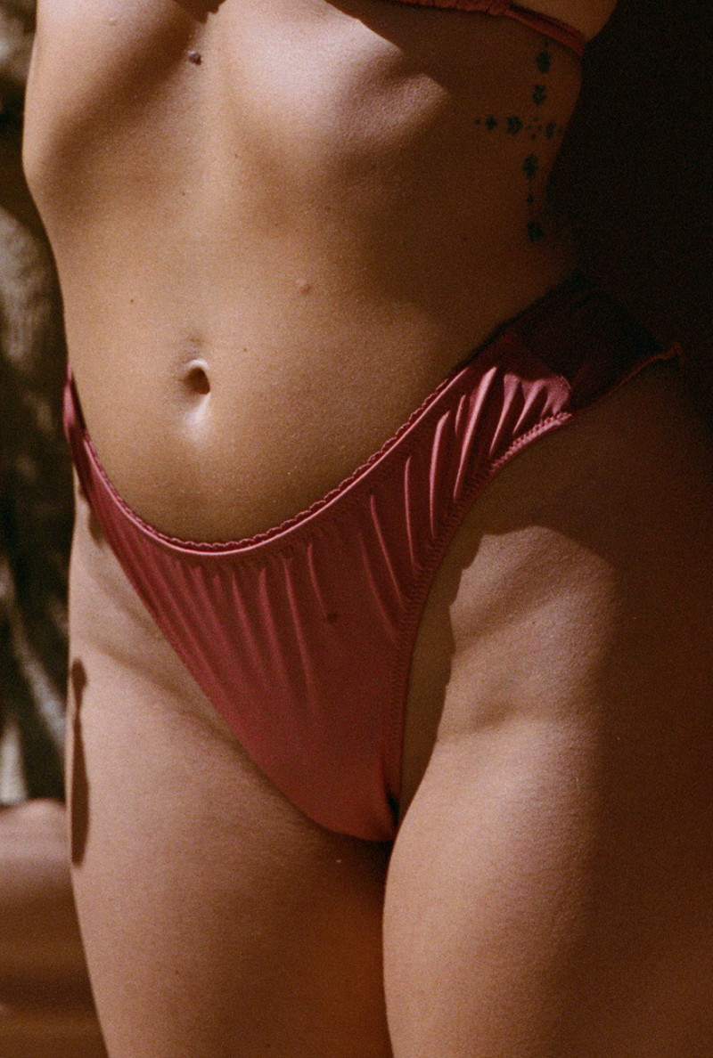 Margauxbtn x Nénés tanga bikini bottom - Terracotta