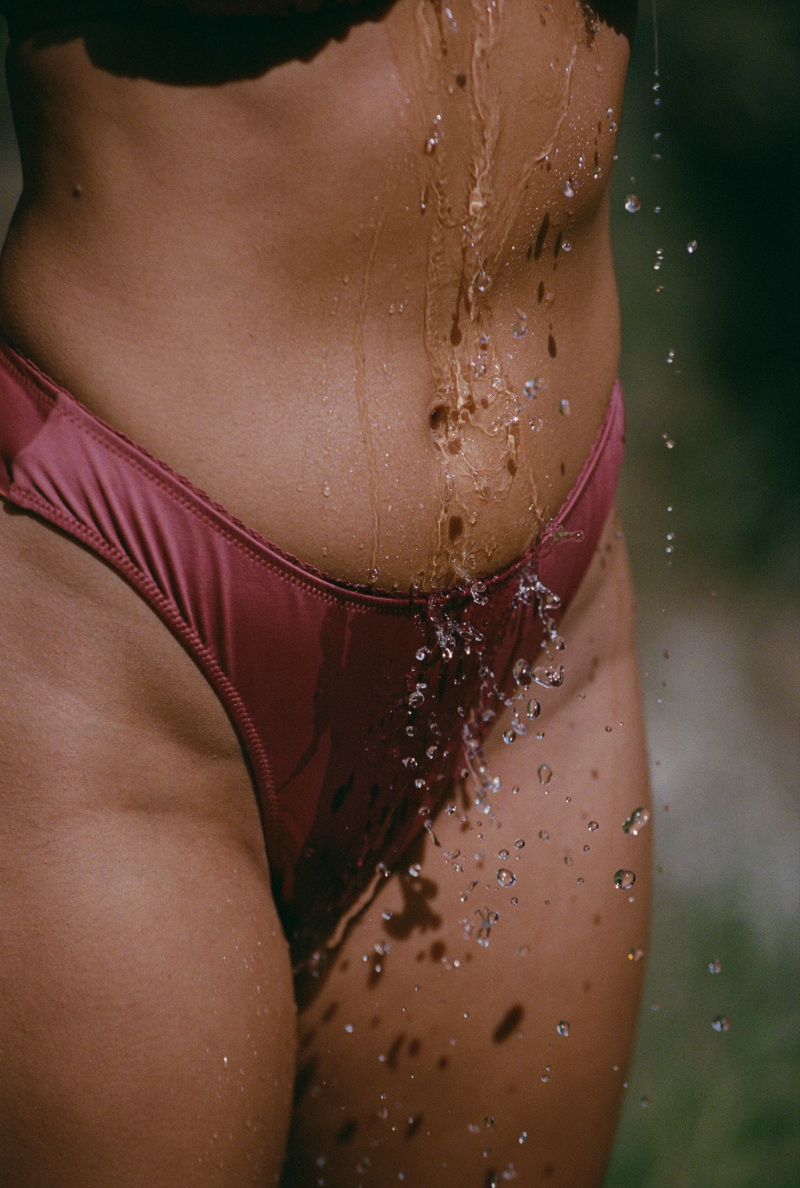 Margauxbtn x Nénés tanga bikini bottom - Terracotta