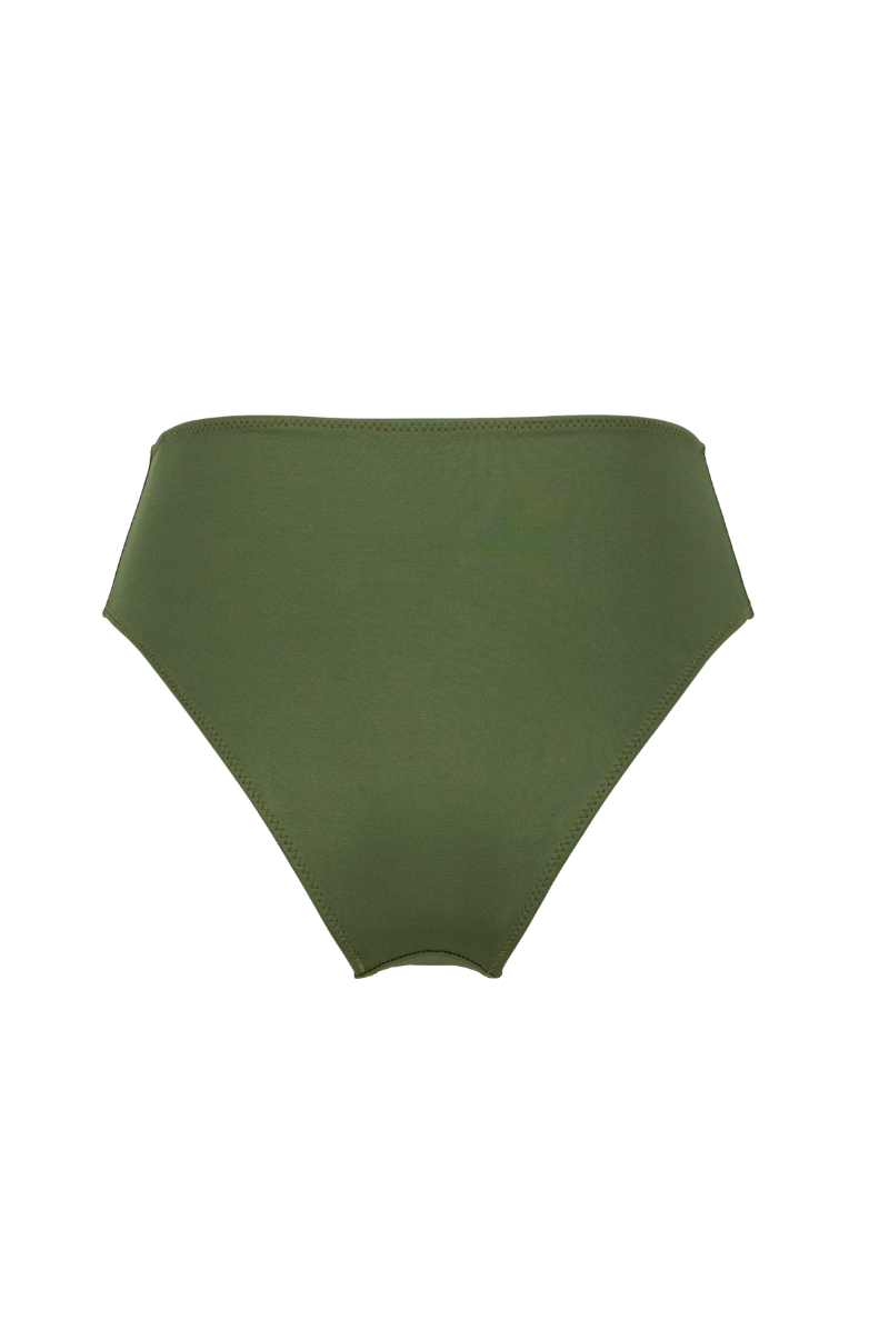 Aimée high-waisted Panties - Khaki