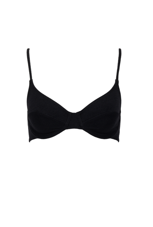 Mona wired Top - Black