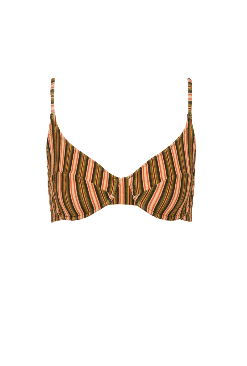 Top armaturé Mona - Rayures