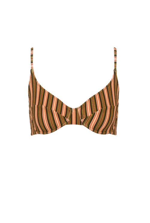 Top armaturé Mona - Rayures