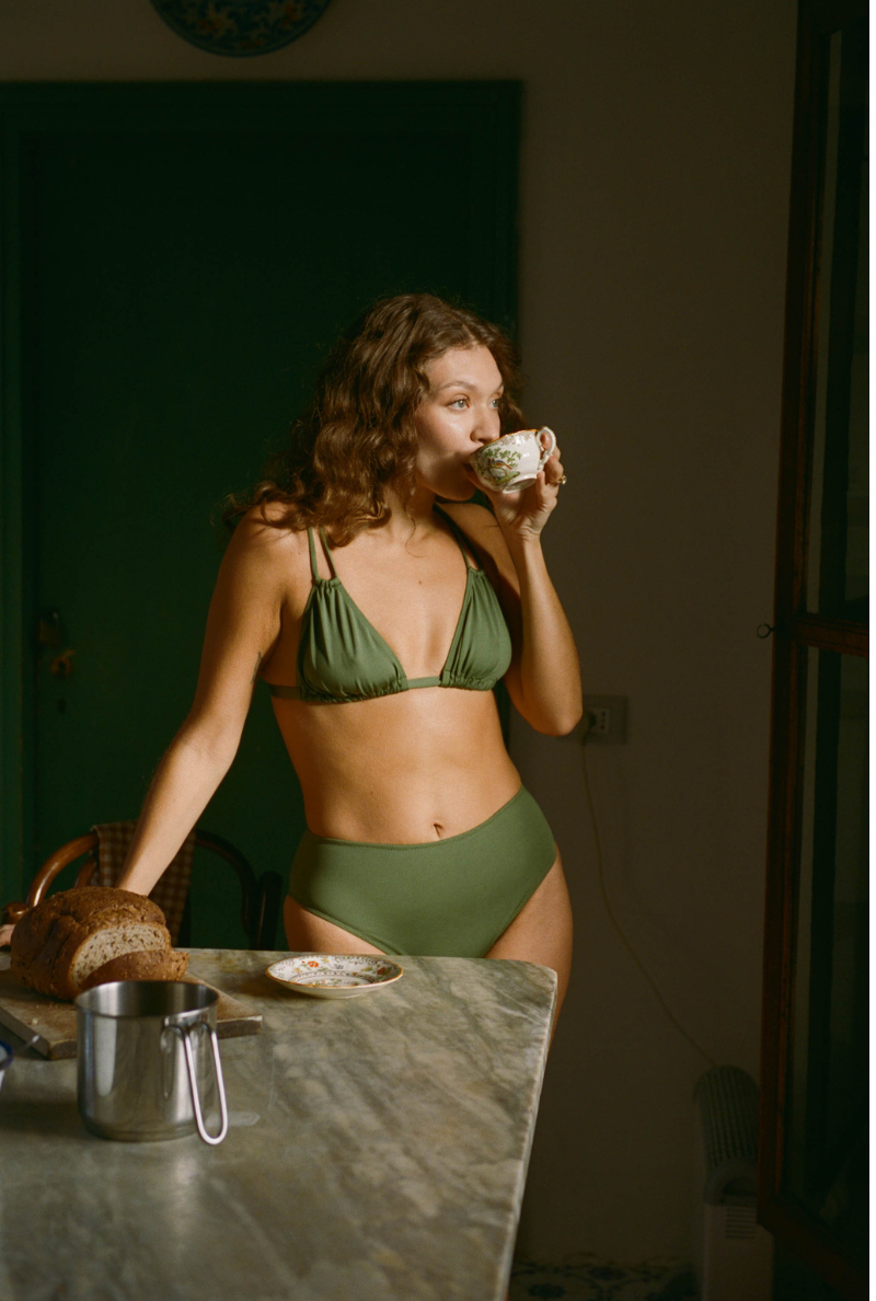 Franny triangle top - Khaki