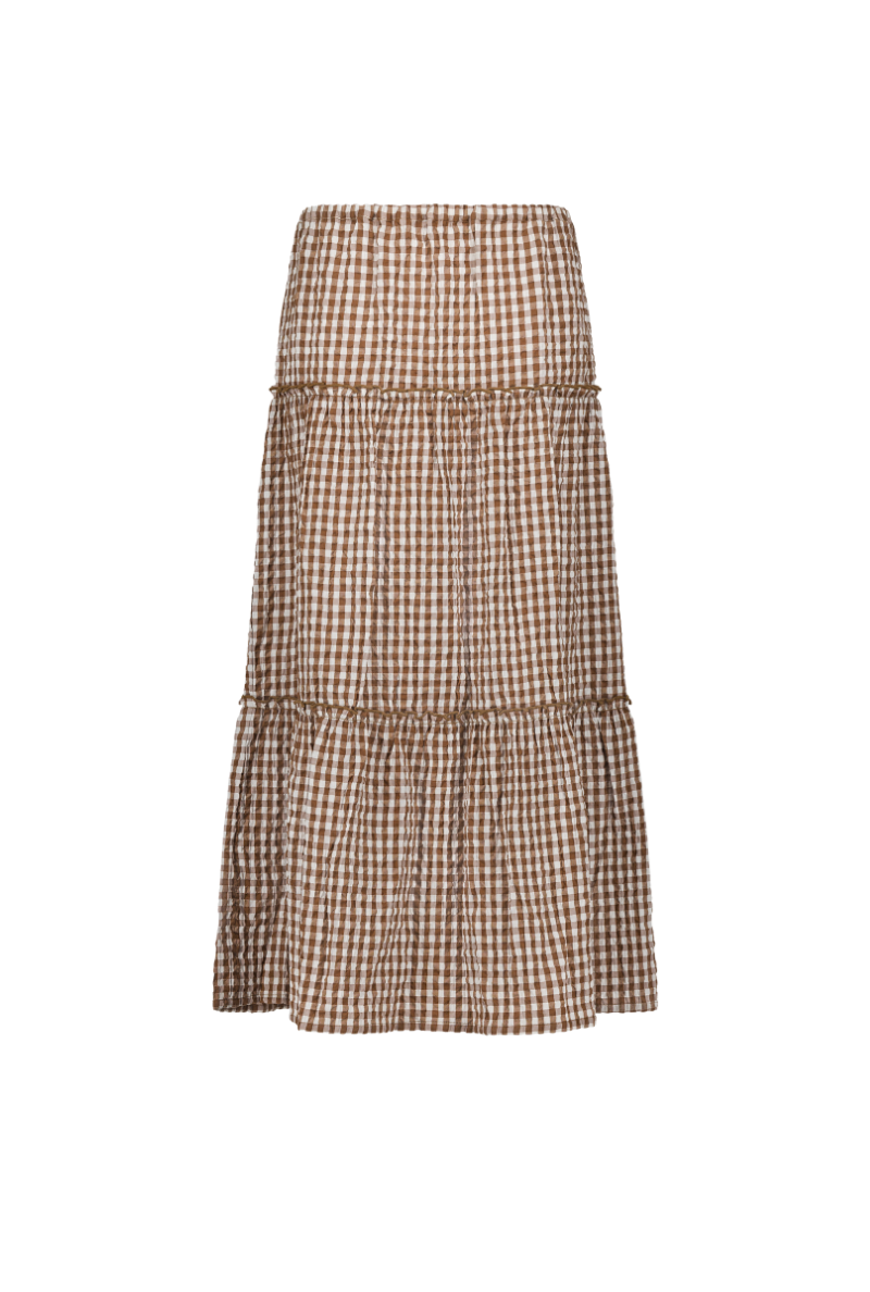 Jupe Moira - Vichy Marron