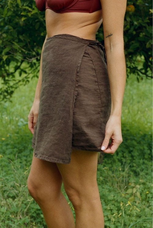 Jupe Chloé - Marron