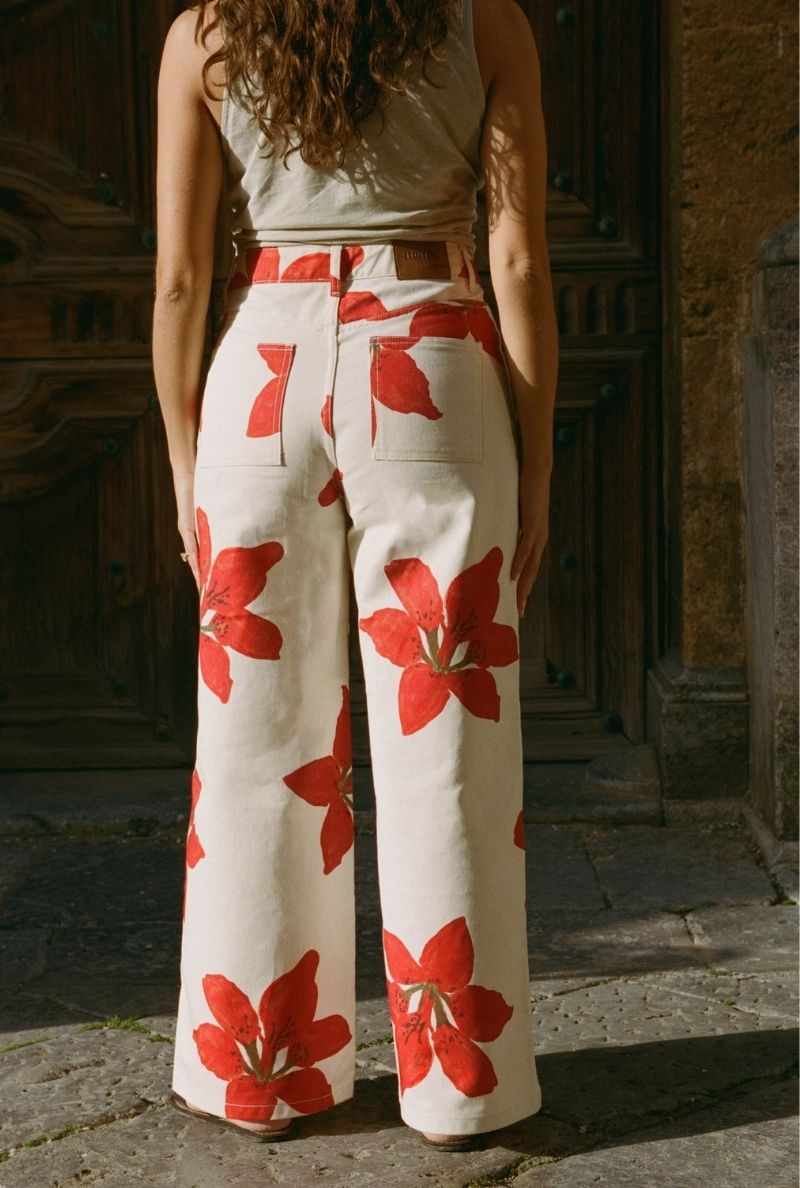 Jean Talulah - Floral print
