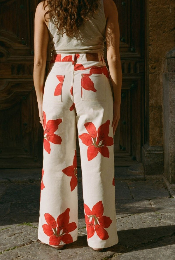 Jean Talulah - Floral print