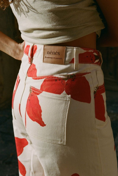 Jean Talulah - Floral print