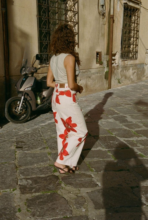 Jean Talulah - Floral print