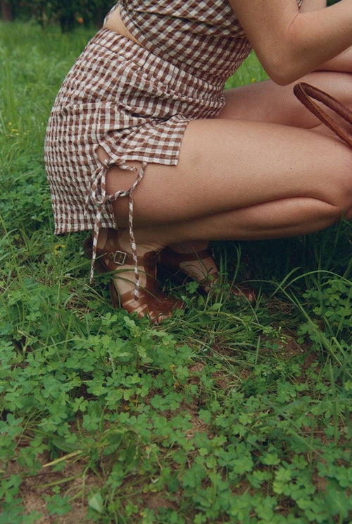 Short Edda - Brown Vichy