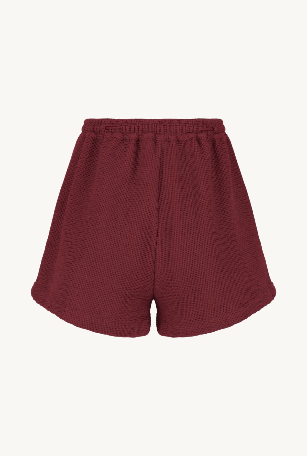 Maroon high waisted shorts hotsell