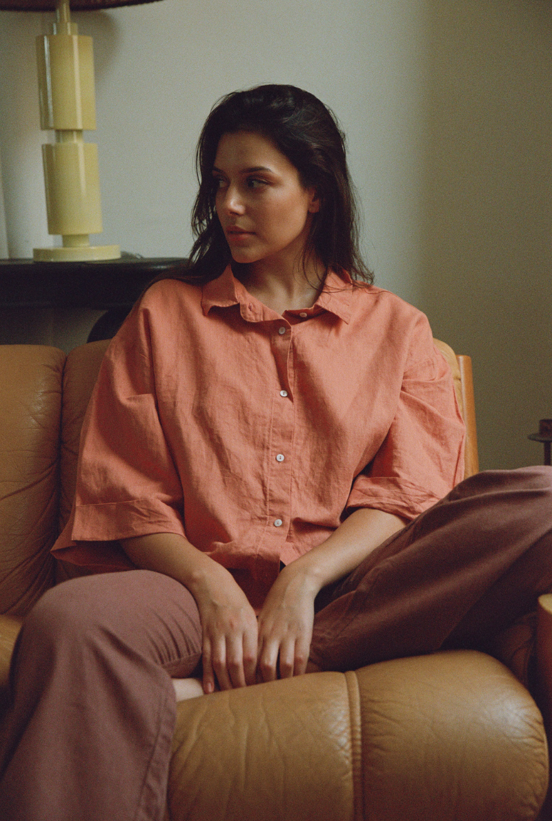 Edith Shirt - Terracotta