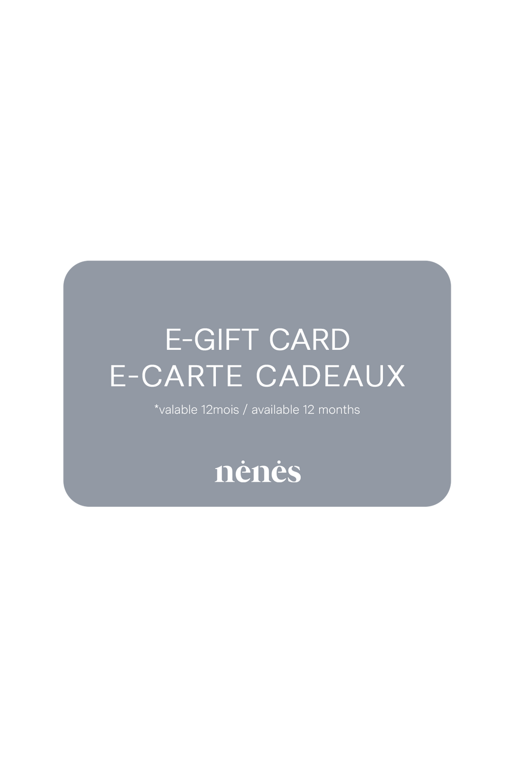 Nenes gift card