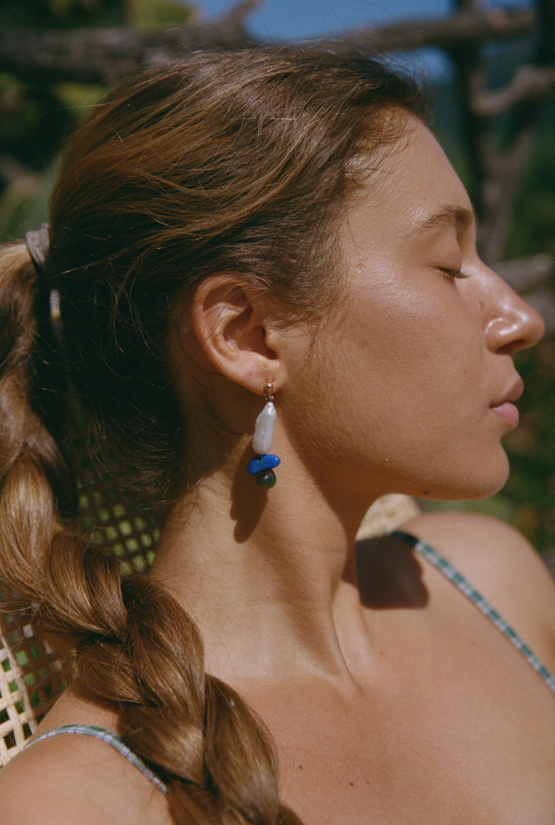 Camille Colette x Nénés - Blue River Earrings