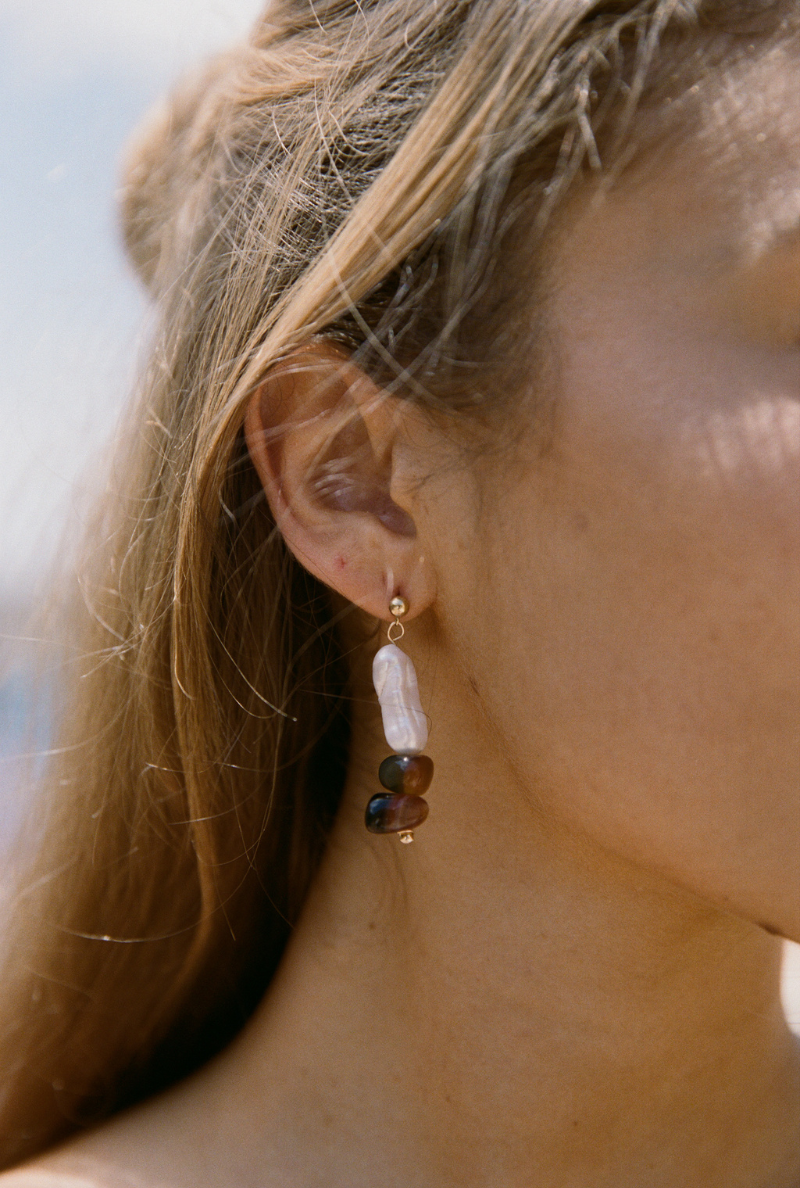 Camille Colette x Nénés - Brown River Earrings