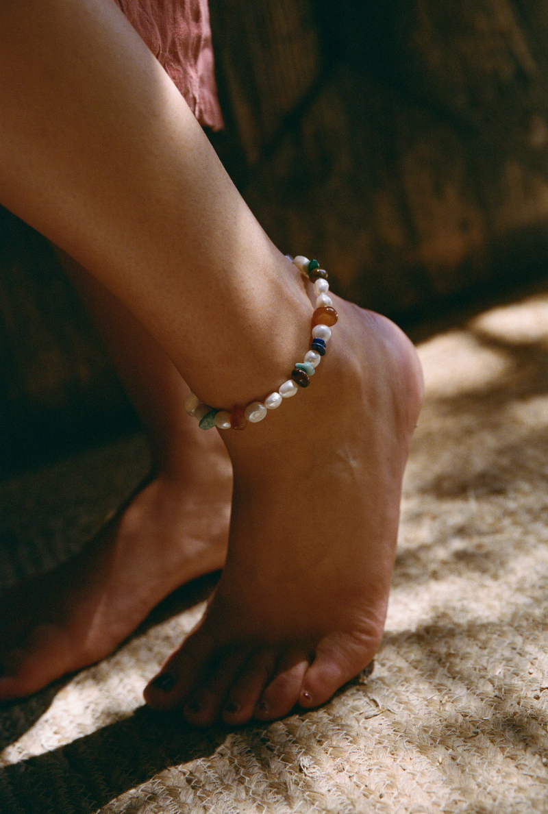 Camille Colette x Nénés - Bracelet de cheville Rivière