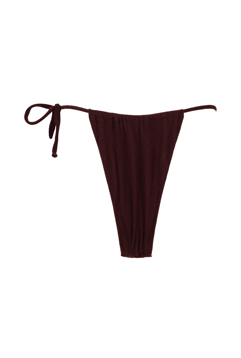 Pauline tanga bikini panties - Brown