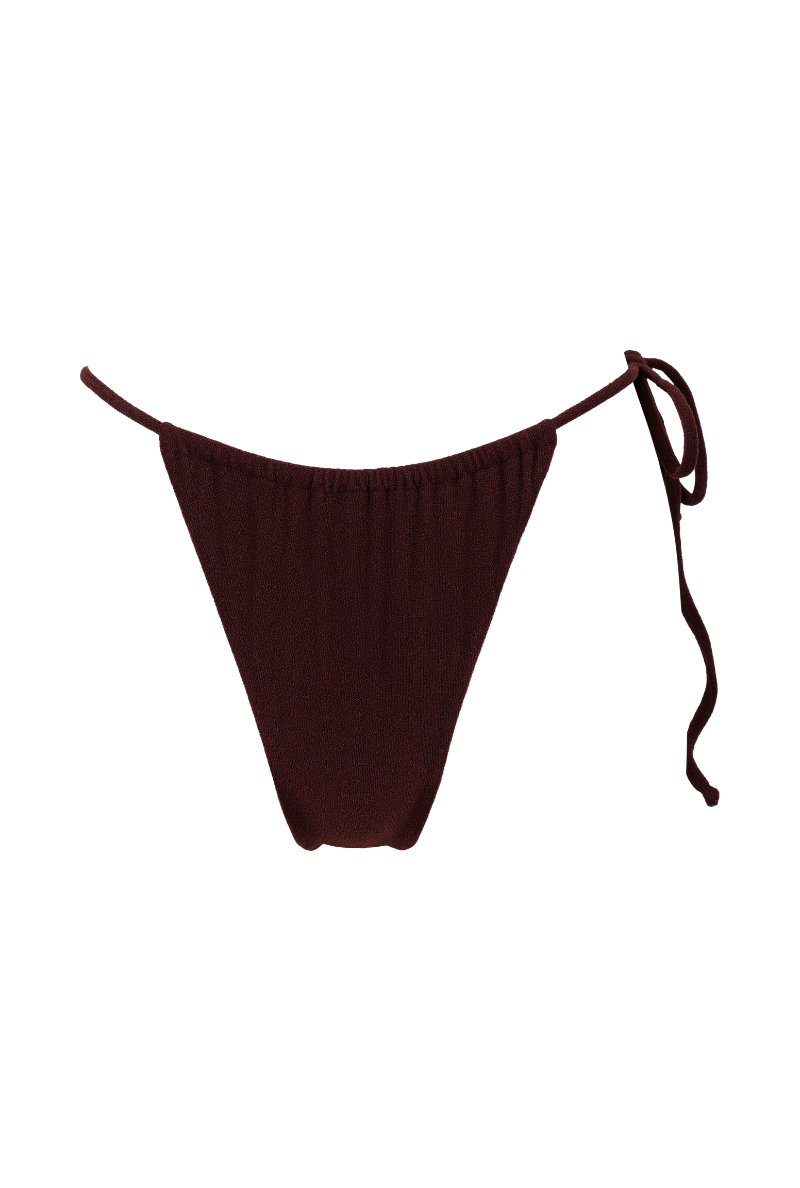 Pauline tanga bikini panties - Brown