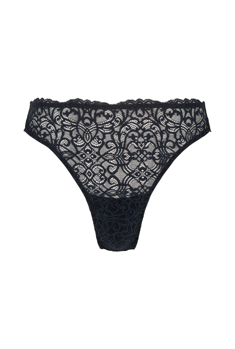 Culotte en dentelle noire