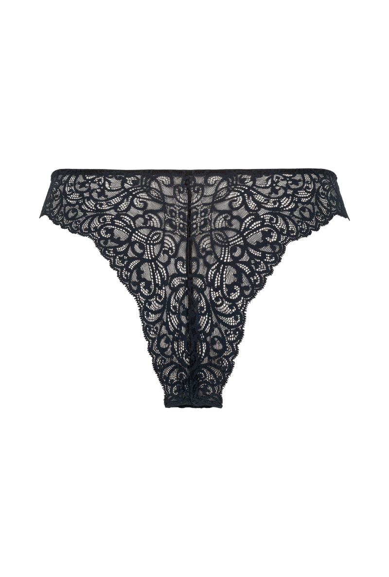 Culotte en dentelle noire