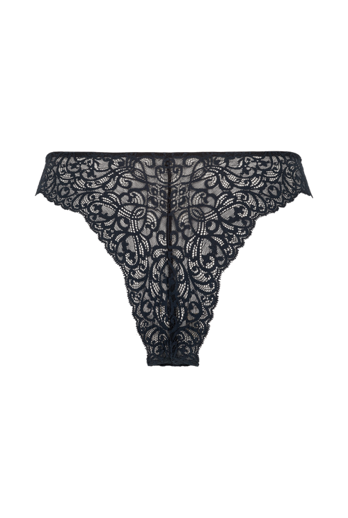 Culotte en dentelle noire