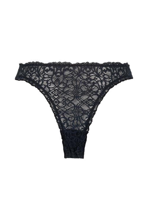 Culotte bloomer en dentelle noire