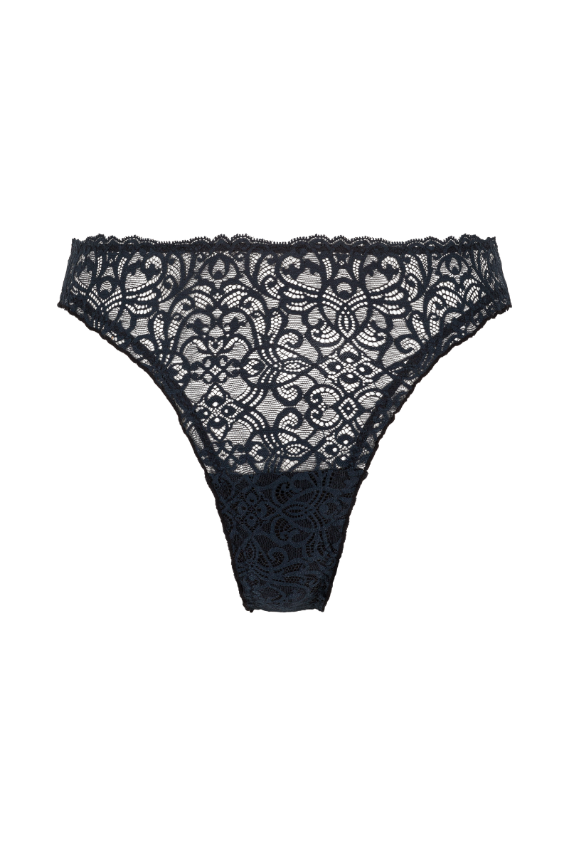 Culotte bloomer en dentelle noire