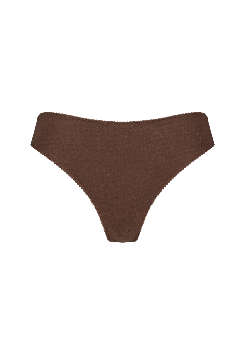 Culotte Taille Haute intemporelle - Marron
