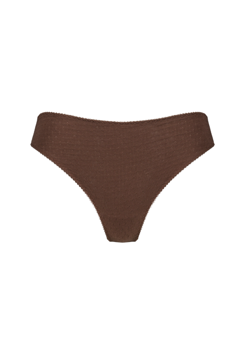 Culotte Taille Haute intemporelle - Marron