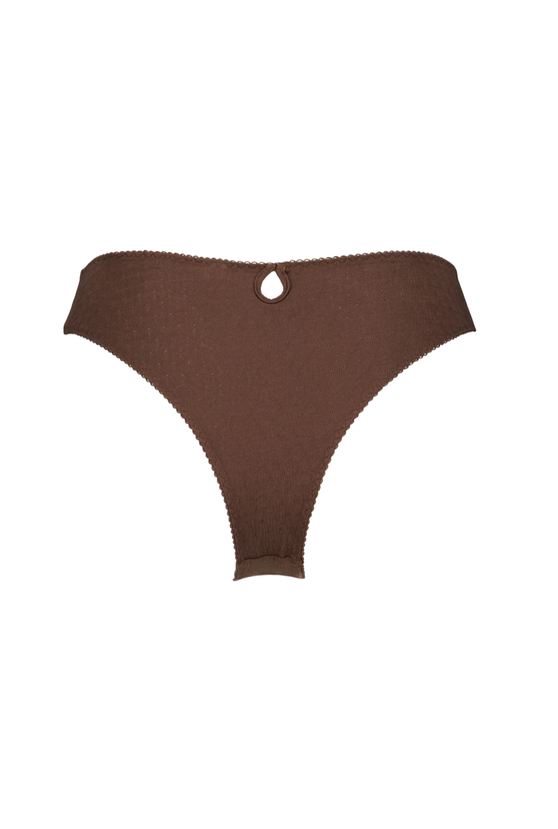 Culotte Taille Haute intemporelle - Marron