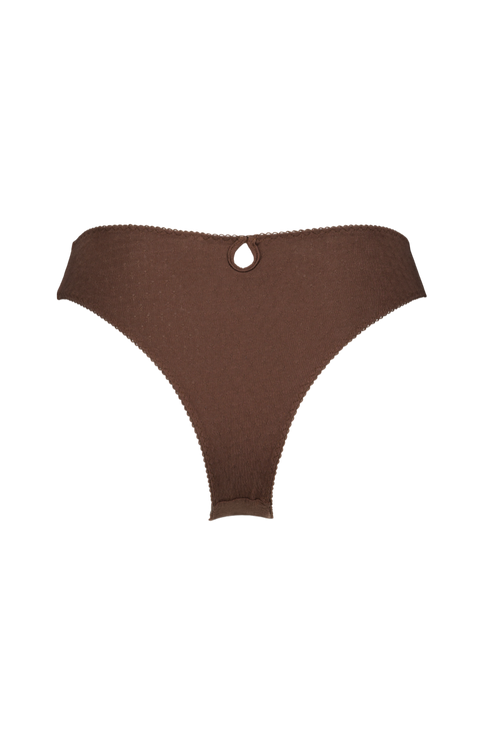 Culotte Taille Haute intemporelle - Marron